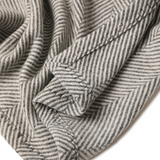 Gray Twill Thick Wool Blanket