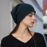 Dark Green Simple Style Knitted Cashmere Hat